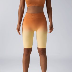 Workout Shorts For Women Seamless Scrunch Butt Lifting High Waisted Yoga Gym Booty Running Short Pants