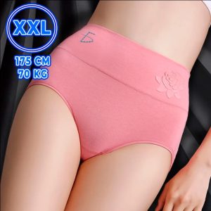 Panties de Cintura Alta sin Costuras para Mujer Talla XXL